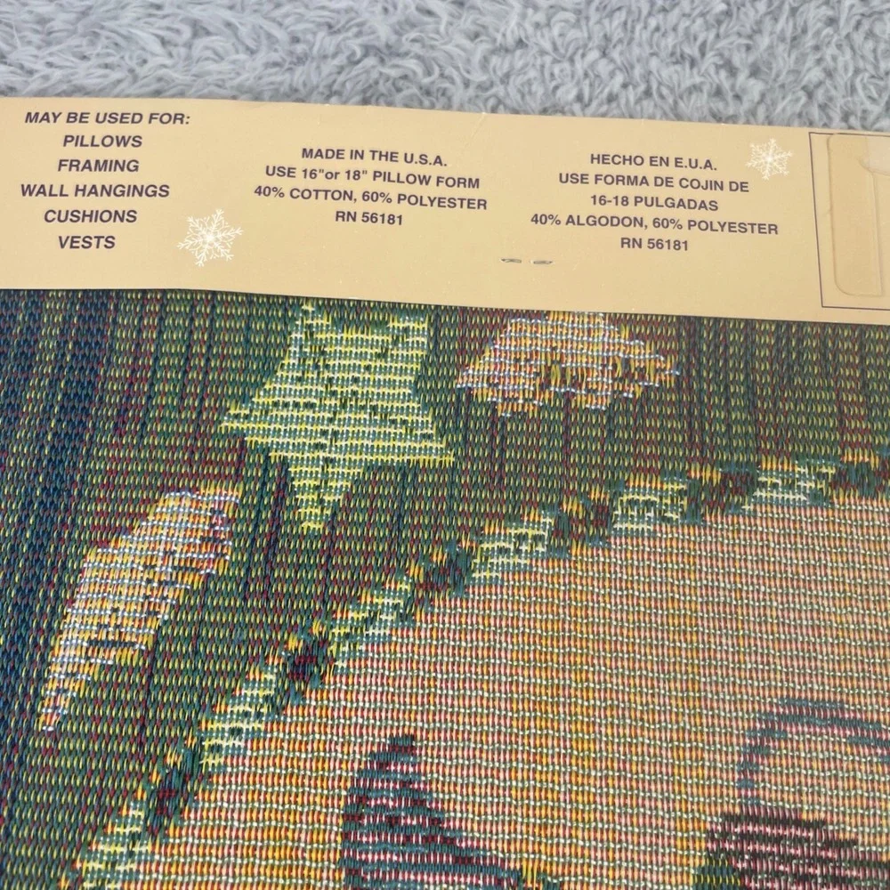 The Tapestry Patch Christmas Panels 3pc Set Multicolor Metallic Angels Nativity